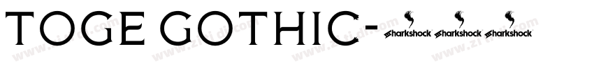 toge gothic字体转换
